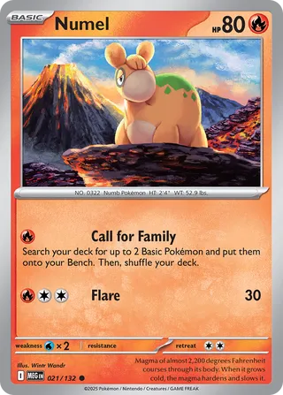 Numel 021/132 - Mega Evolution Base