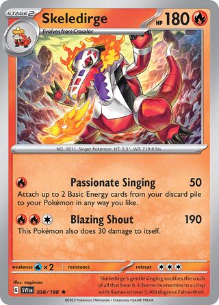 Skeledirge 038/198 - Scarlet & Violet Base