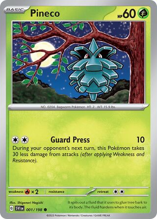 Pineco 001/198 - Scarlet & Violet Base