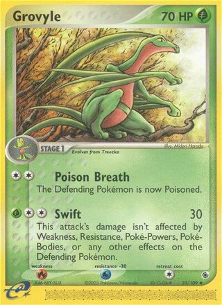 Grovyle 31/109 - Ruby & Sapphire