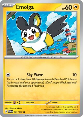 Emolga 069/167 - Twilight Masquerade