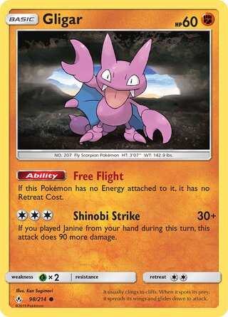 Gligar 98/214 - Unbroken Bonds