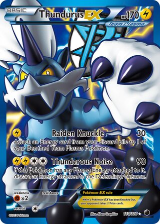 Thundurus-EX 110/116 - Plasma Freeze