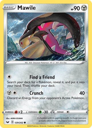 Mawile 129/202 - Sword & Shield Base