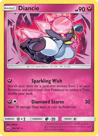 Diancie 94/147 - Burning Shadows