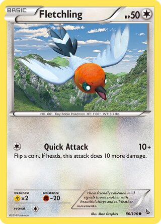 Fletchling 86/106 - Flashfire
