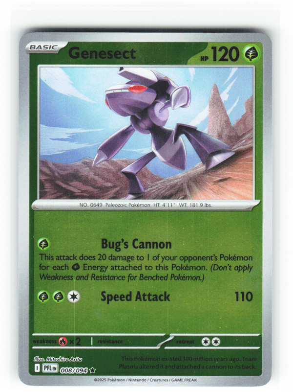 Genesect 008/094 - Phantasmal Flames - NM (ID: 53125426068516) - front