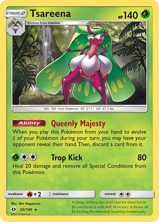 Tsareena 20/149 - Sun & Moon Base