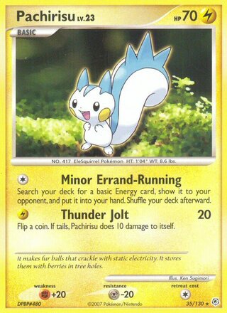 Pachirisu 35/130 - Diamond & Pearl Base