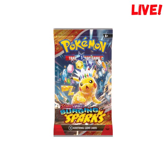 Pokemon Surging Sparks Booster Pack (Live)