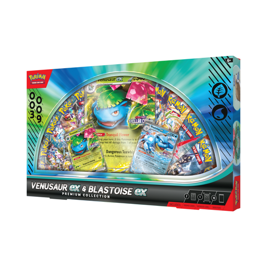 Venusaur Ex & Blastoise Ex Premium Collection