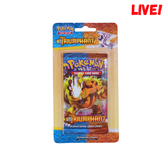 Pokemon HeartGold SoulSilver Triumphant Blister Pack (Live)
