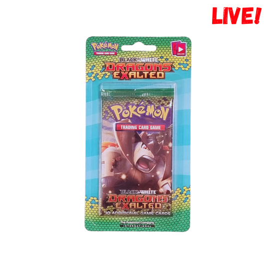 Pokemon Black & White Dragons Exalted Blister Pack (Live)