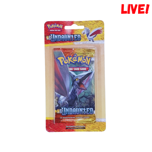 Pokemon HeartGold SoulSilver Undaunted Blister Pack (Live)