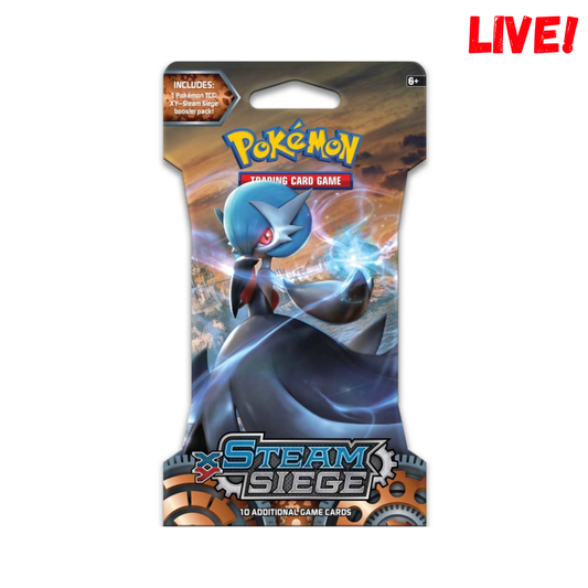Pokemon XY Steam Siege Sleeved Booster (Live)