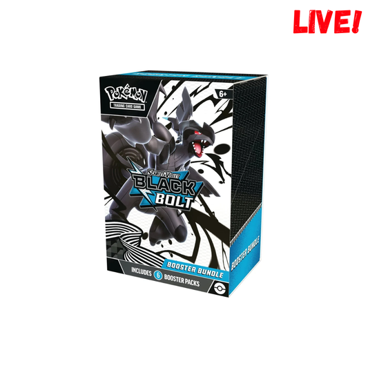 Pokemon Black Bolt Booster Bundle (Live)