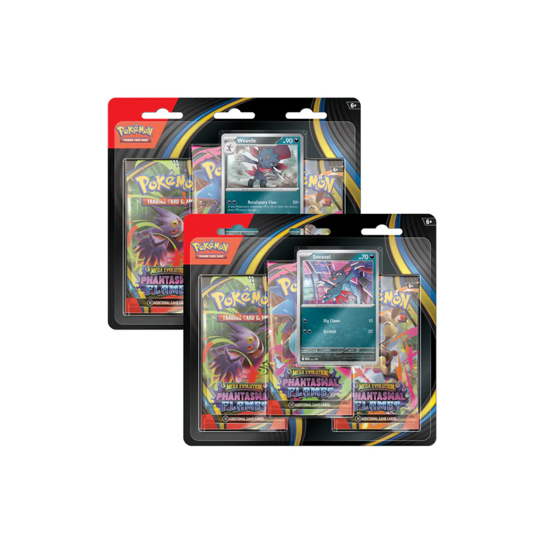 Pokemon Phantasmal Flames 3pk Blister Sett