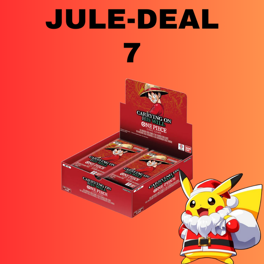 7. Desember: One Piece OP13 Carrying On His Will Boosterboks