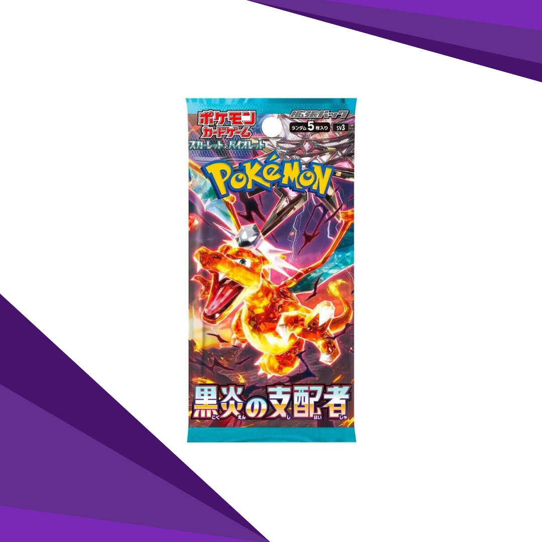 Pokemon Ruler Of The Black Flame Boosterpakke (Japansk)