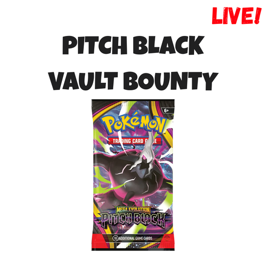 Pokemon Pitch Black Vault Bounty! (Live)
