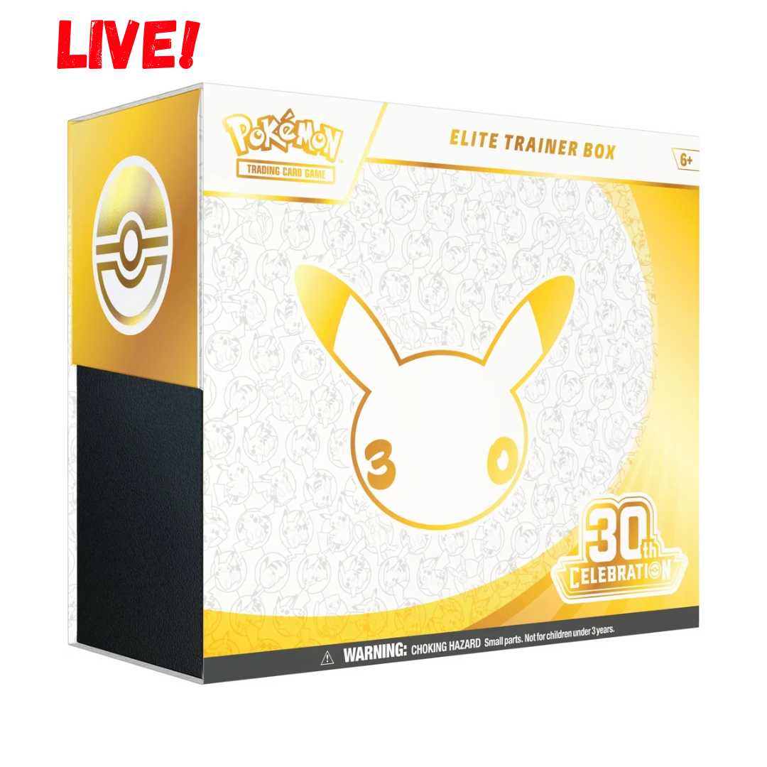 Pokemon 30th Celebration Elite Trainer Box (Live)