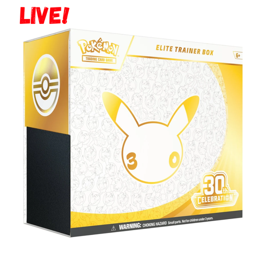 Pokemon 30th Celebration Elite Trainer Box (Live)