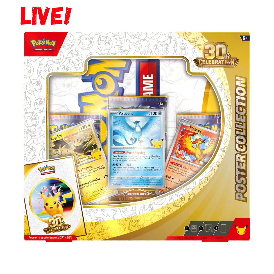 Pokemon 30th Celebration Poster Collection (Live)