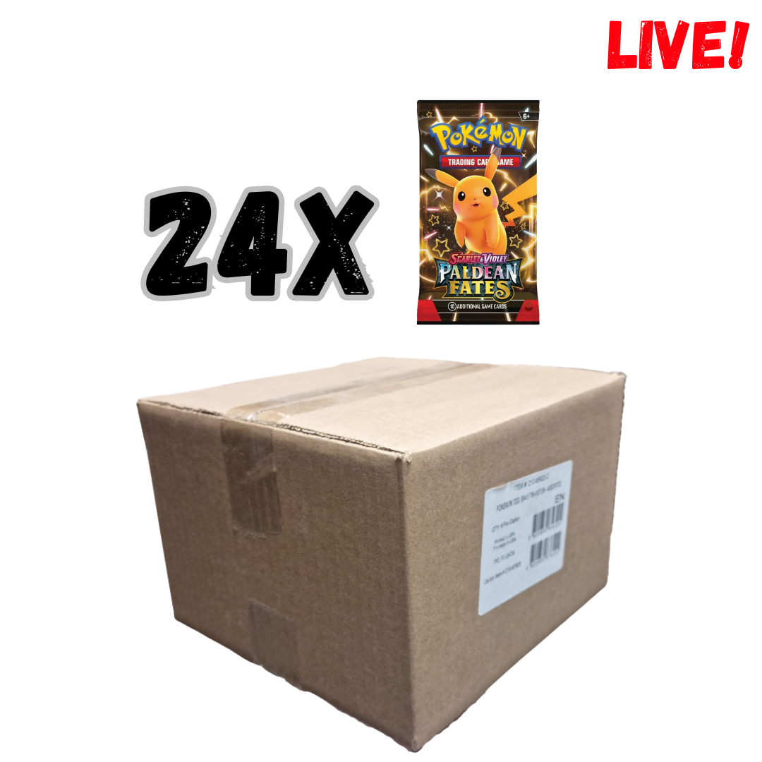 Paldean Fates Tin Case Rip! (Live)