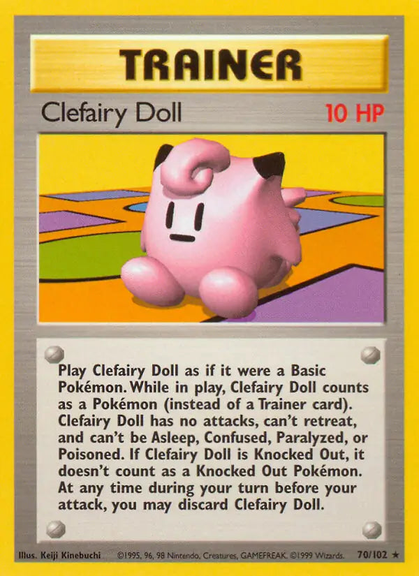 Clefairy Doll 70/102 - Base Set