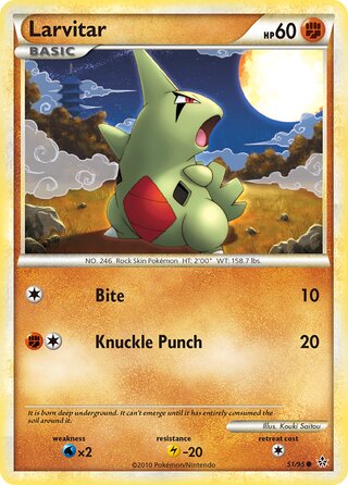 Larvitar 51/95 - Unleashed