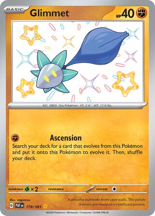 Glimmet 179/091 - Paldean Fates