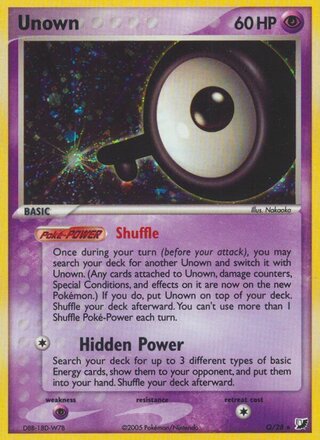 Unown Q/28 - Unseen Forces