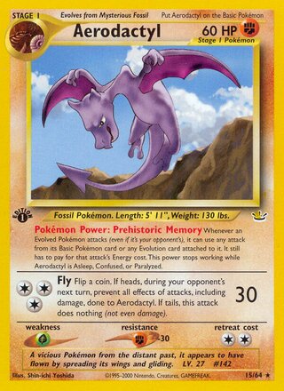 Aerodactyl 15/64 - Neo Revelation