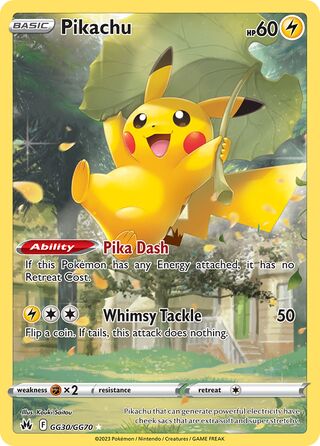 Pikachu GG30/GG70 - Crown Zenith