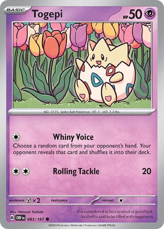 Togepi 083/197 - Obsidian Flames