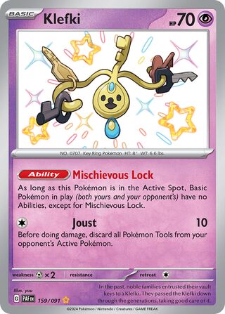 Klefki 159/091 - Paldean Fates