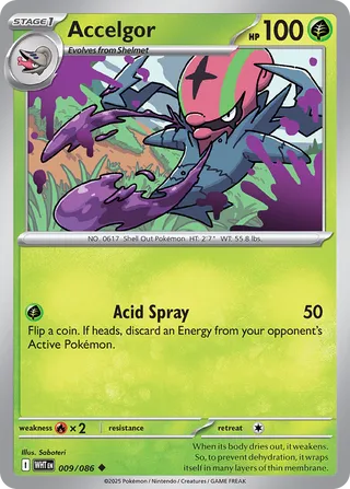 Accelgor White Flare 009/086