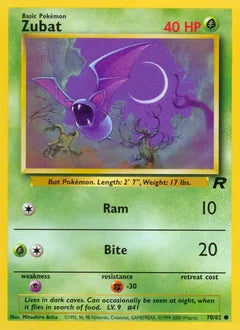 Zubat 70/82 - Team Rocket