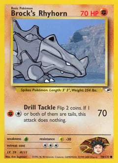 Brock's Rhyhorn 70/132 - Gym Heroes