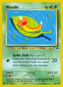 Weedle 70/75 - Neo Discovery