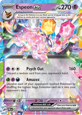 Espeon ex 034/131 - Prismatic Evolutions