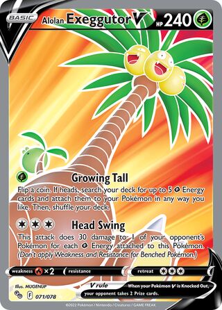 Alolan Exeggutor V 071/078 - Pokémon GO