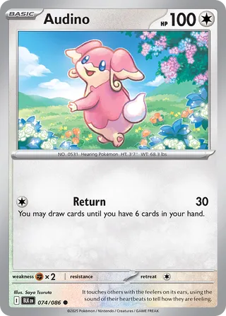 Audino 074/086 - Black Bolt