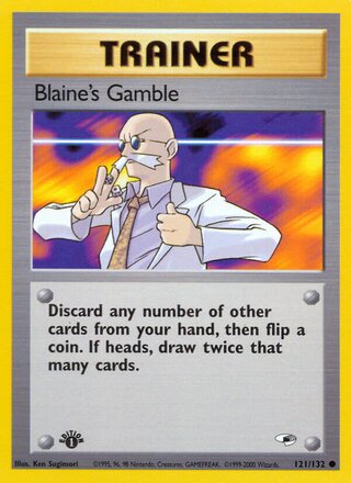 Blaine's Gamble 121/132 - Gym Heroes