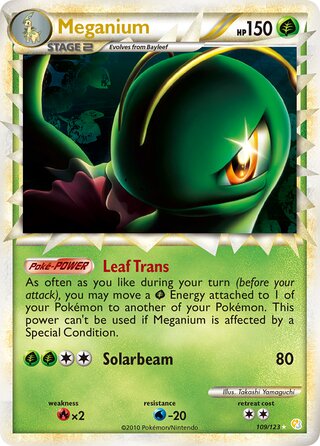 Meganium 109/123 - HeartGold & SoulSilver