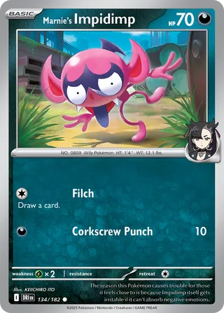 Marnie's Impidimp 134/182 - Destined Rivals