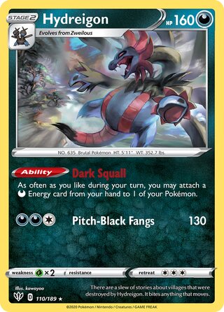 Hydreigon 110/189 - Darkness Ablaze