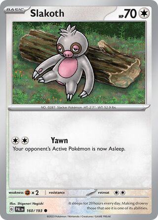 Slakoth 160/193 - Paldea Evolved