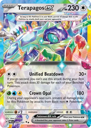 Terapagos ex 092/131 - Prismatic Evolutions
