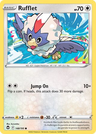Rufflet 148/195 - Silver Tempest